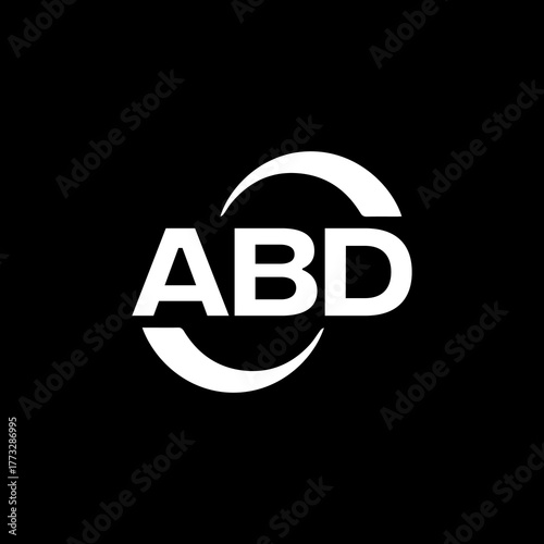 ABD logo. A B D design. White ABD letter. ABD, A B D letter logo design.