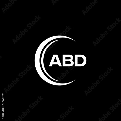 ABD logo. A B D design. White ABD letter. ABD, A B D letter logo design.