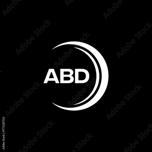 ABD logo. A B D design. White ABD letter. ABD, A B D letter logo design.