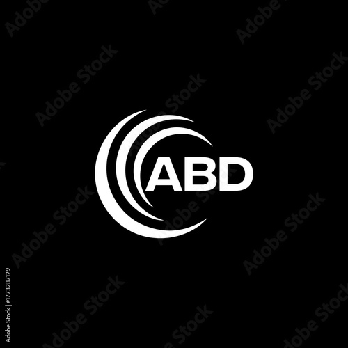 ABD logo. A B D design. White ABD letter. ABD, A B D letter logo design.