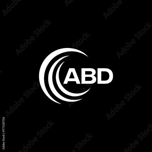 ABD logo. A B D design. White ABD letter. ABD, A B D letter logo design.