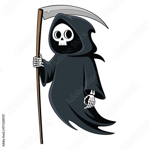 Ghost illustration isolated on white perfect for halloween spooky supernatural fantasy cartoon character or decorative creative artwork designs