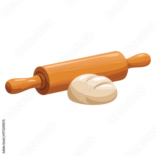 Illustration of roller and dove on white background vector isolated perfect for peace theme creative artwork symbolic concept or artistic decoration design