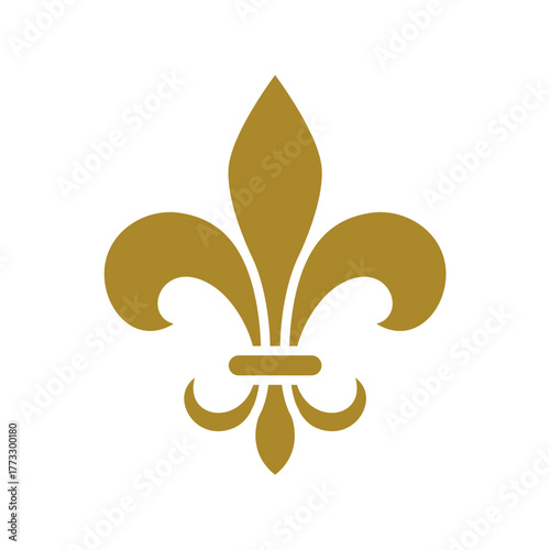 Fleur De Lis Icon Logo Design
