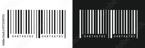 QR Code with text scan me icon and barcode icon collections. Dummy Barcodes and QR code label Collection. digital bar code and retail pricing bars QR code icon in eps 10.