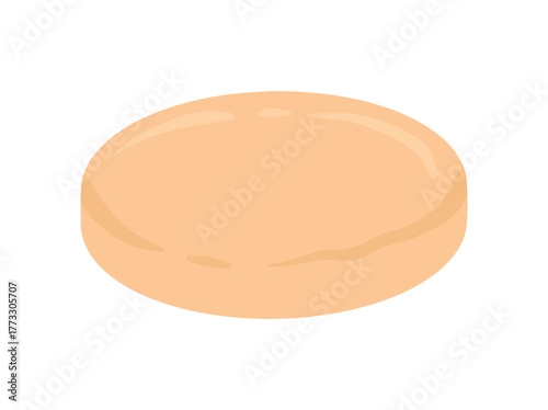 Kombucha Fermented Tea Scoby Illustration
