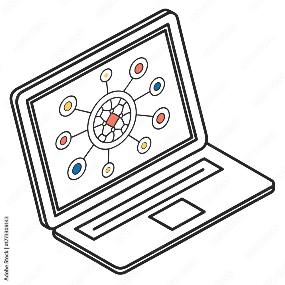 Obraz premium Laptop