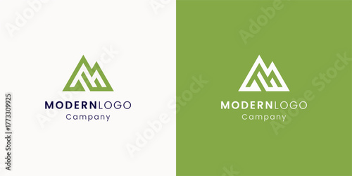 Modern Abstract Colorful Logo Design Concept for Branding