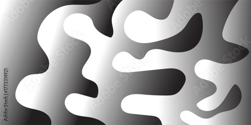 Abstract black puzzle background vector with jigsaw pieces and connection concept