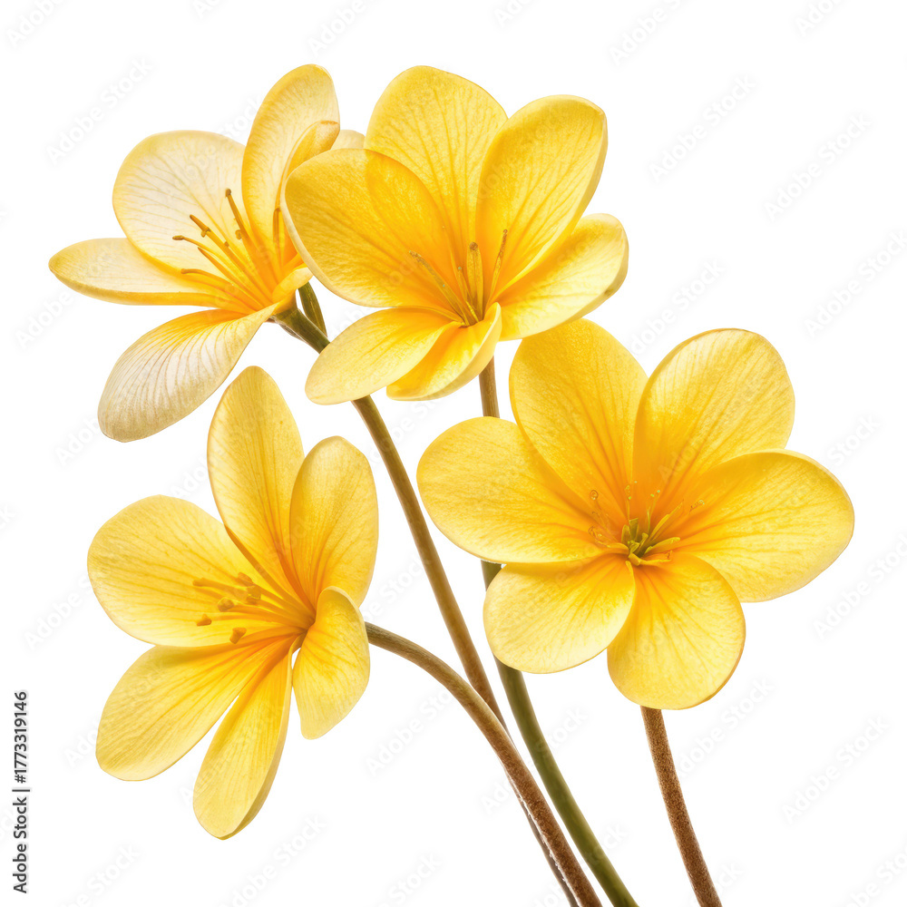 Fototapeta premium Yellow flowers png floral blooms png spring flowers png seasonal blossoms png garden flowers png decorative bouquet png transparent background image