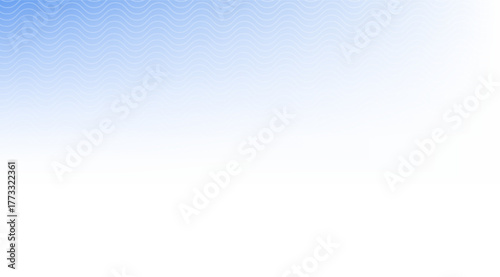 Gentle sky blue waves subtly transition to a pristine white background, creating a soft, serene, and calming gradient effect perfect for minimalist designs and versatile digital uses