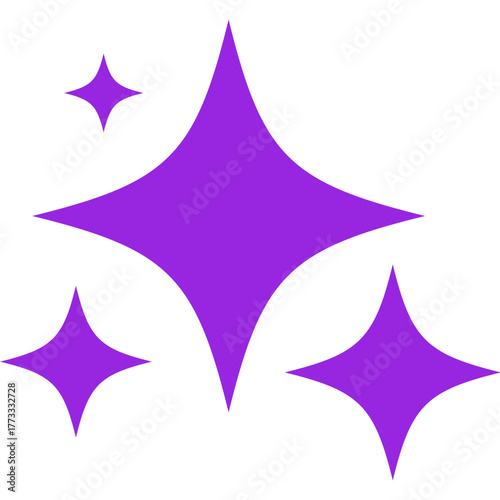 magic ai sparkles icon symbol vector