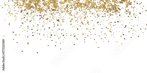 White background confetti illustration with colorful liquid paint splash pattern design