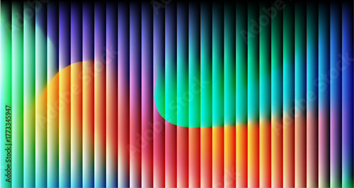 Rainbow stripes abstract background.