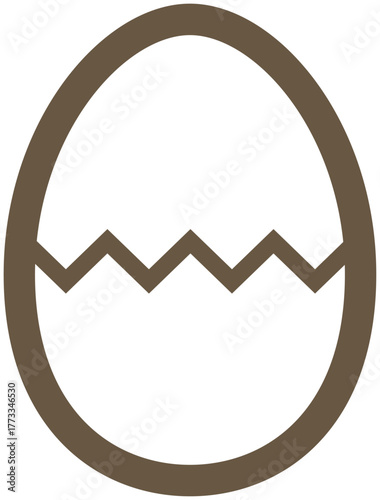 ひびの入った卵