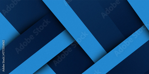 Black dark navy blue silver abstract pattern background. Geometric shape. Line triangle angle fold polygon diamond 3D. Color gradient ombre. Rough vector