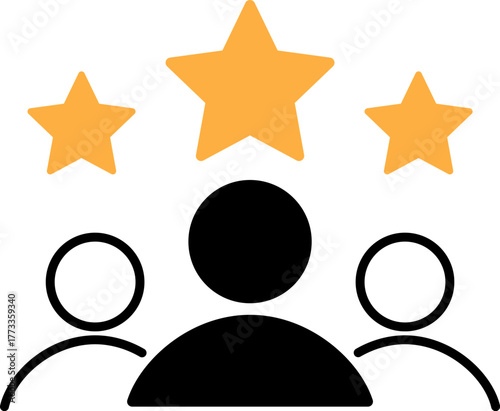 Team recognition and achievement with stars