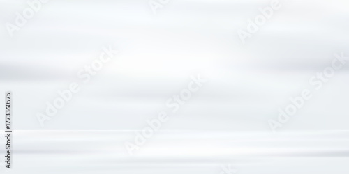 White panoramic background. Perfect for displaying products.