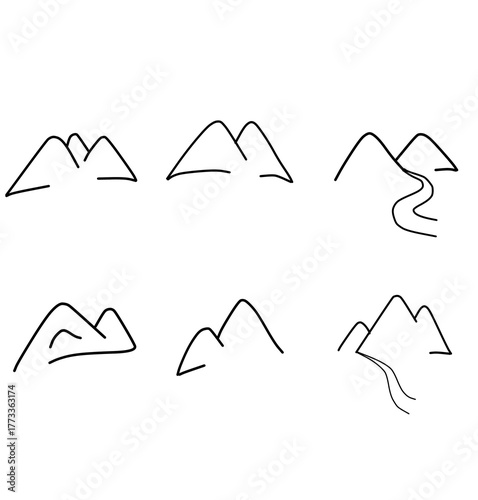 mountain elements png