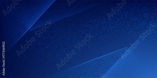 Abstract blue white dot pattern gradient texture technology background.vector future tegnology.