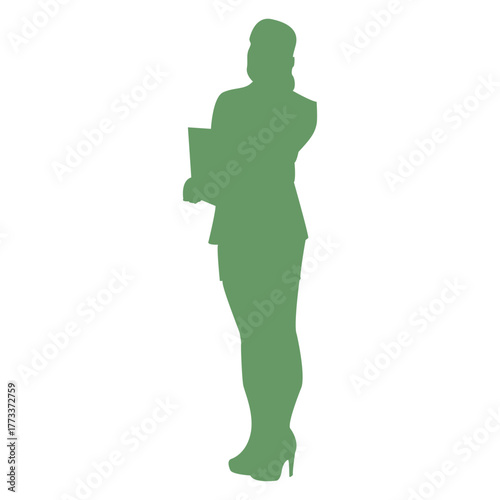 Business Woman Silhouette