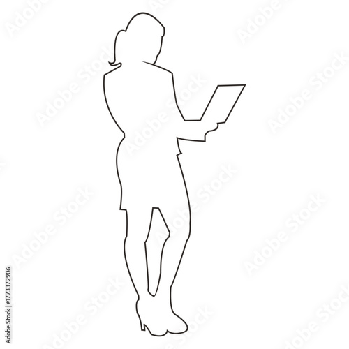 Businesswoman With Tablet