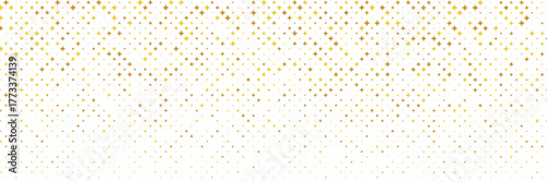 Gold falling down confetti background. Repeated golden dotted glitter pattern. Yellow, orange and golden dots wallpaper.