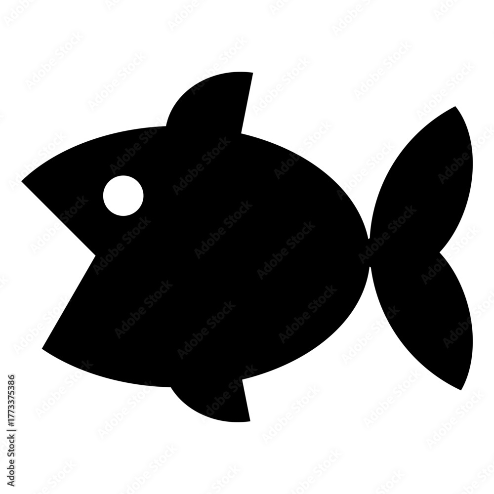 Fototapeta premium Flat Design Fish Icons