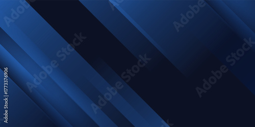 Blue black abstract background geometry shine and layer element vector for presentation design. Suit for business, corporate, institution, party, festive, seminar, and talks