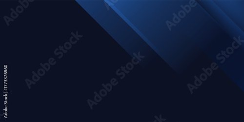 Blue black abstract background geometry shine and layer element vector for presentation design. Suit for business, corporate, institution, party, festive, seminar, and talks