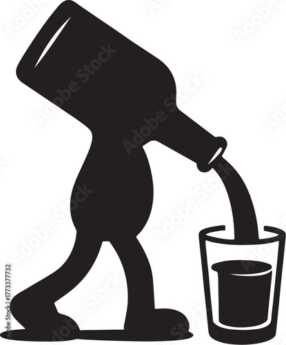 Orange lemon malta fruit juice and glass