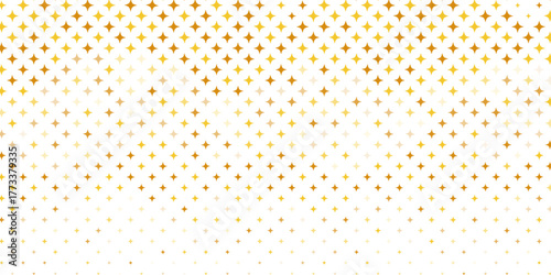 Gold falling down confetti background. Repeated golden dotted glitter pattern. Yellow, orange and golden dots wallpaper.