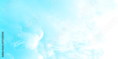 blurred and smoky grunge blue smoke texture in atmospheric cloud formation, Light blue blurred grainy and cloudy sky with soft clouds, cloudy and shiny blurred grainy soft splashed bright grunge sky.