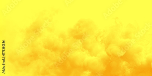 Abstract soft and cloudy Vibrant Swirls of Yellow and Smoke, soft cloudy Luminous lime yellow smoke swirl abstract art with pastel yellow mixed color.	