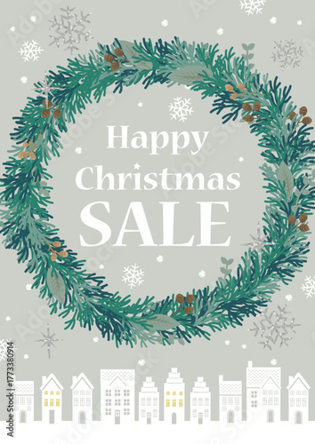 クリスマスセール　ポスター