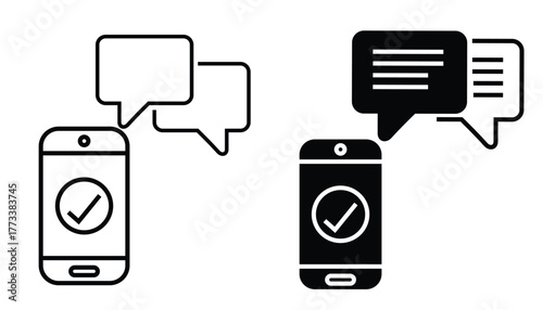 Stay connected with mobile messaging notifications and confirmations via smartphones, ensuring seamless communication and updates on the go