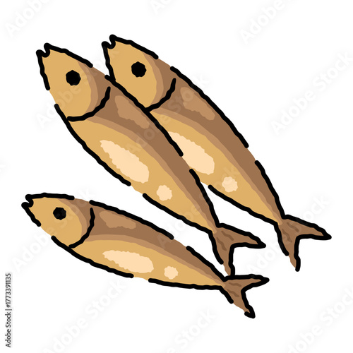 田作りのイラスト2