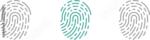 Abstract fingerprint illustration with intricate line patterns