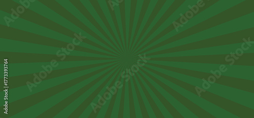 Dark Green Sunburst Background With Rays light green