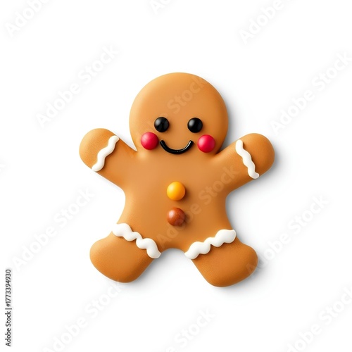 Gingerbread Man Smiling
