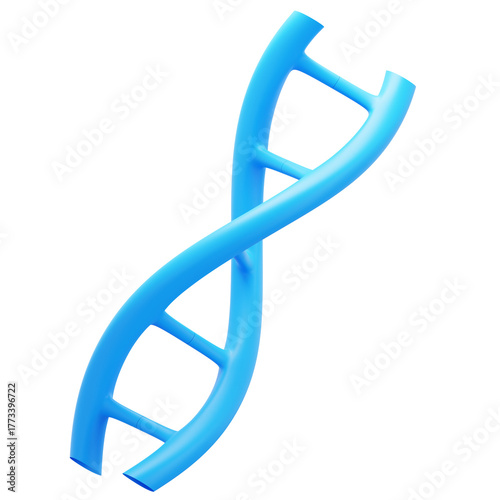 3D Rendering of DNA Double Helix