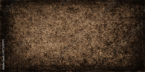 Dark brown vintage grunge paper texture with copy space