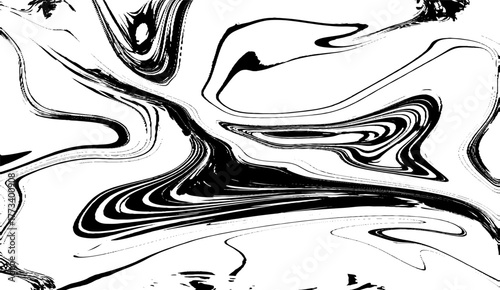 The texture of black and white marble for a pattern of packaging Beautiful drawing with the divorces and wavy lines in gray tones for wallpapers.