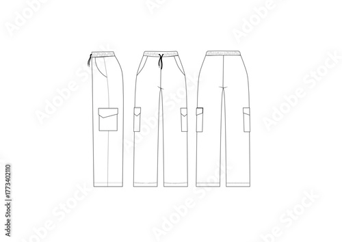 Cargo Flat Sketch-001