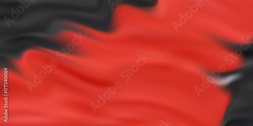 Black red silk satin. Modern abstract background with space for design. Color gradient. Dark light. Glow. Glitter. Luxury.festive,  awards. Empty. Blank. Minimal. Template.