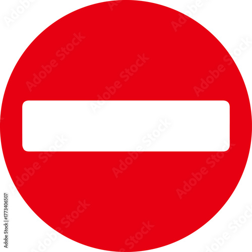 Free Download Warning-signs-prohibiting-all-types-of-vehicles-from-driving-through-or-entering-the-area-where-the-sign-is-installed. - GFXLoad