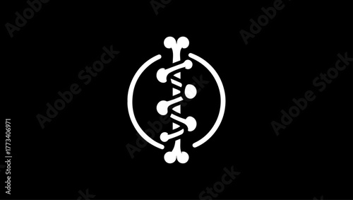 osteoporosis minimal black and white logo vector icon, orthopedic svg, pelvis svg, orthopedic vector, orthopedic logo black and white, hip bone svg, orthopedic icon free, femur bone icon, hip bone ico