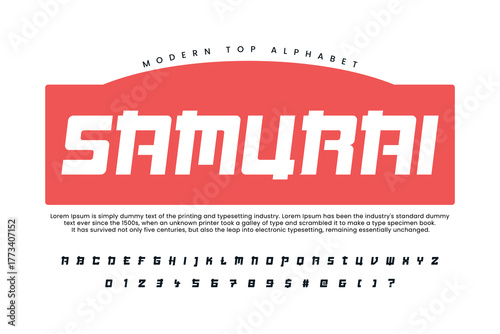 Asian chinese font and Japanese alphabet lettering 
font vector typeface