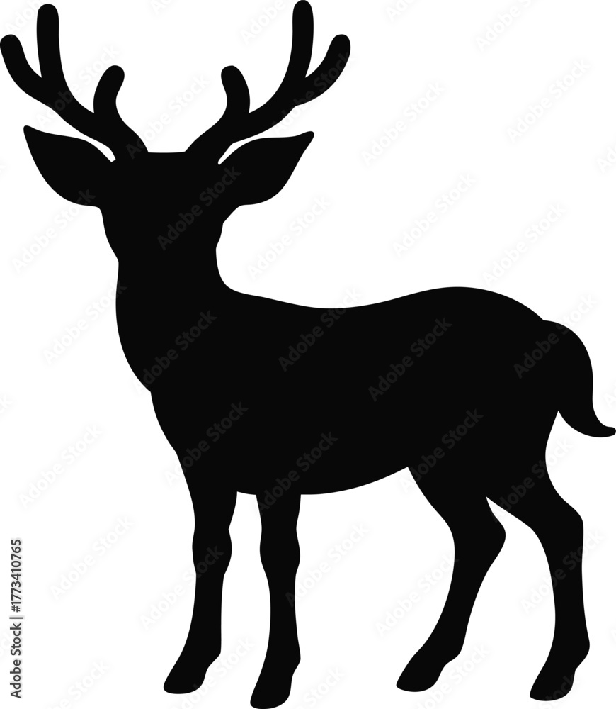 Fototapeta premium deer-vector-illustration (2).eps