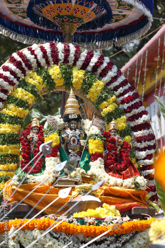 Procession of Lord Murugan in tamilnadu